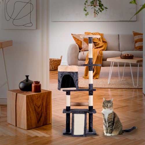 Fancy Pets Mueble/Rascador para Gato Tripoli de 143 Centímetros de Altura