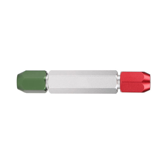Manija de Calibre de Enchufe, Manija de Calibre de Pasador, Manija de Calibre de Pasador Aleación de Aluminio Extremo Doble Manija de Calibre Go No Go Rango Verde Rojo 0,3 a 16