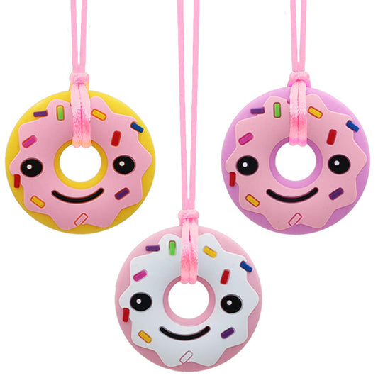Collar sensorial masticable para adultos, paquete de 3 collares masticables de silicona para adolescentes, masticables, para autismo, TDAH, SPD, PICA y necesidades de masticación de motor oral