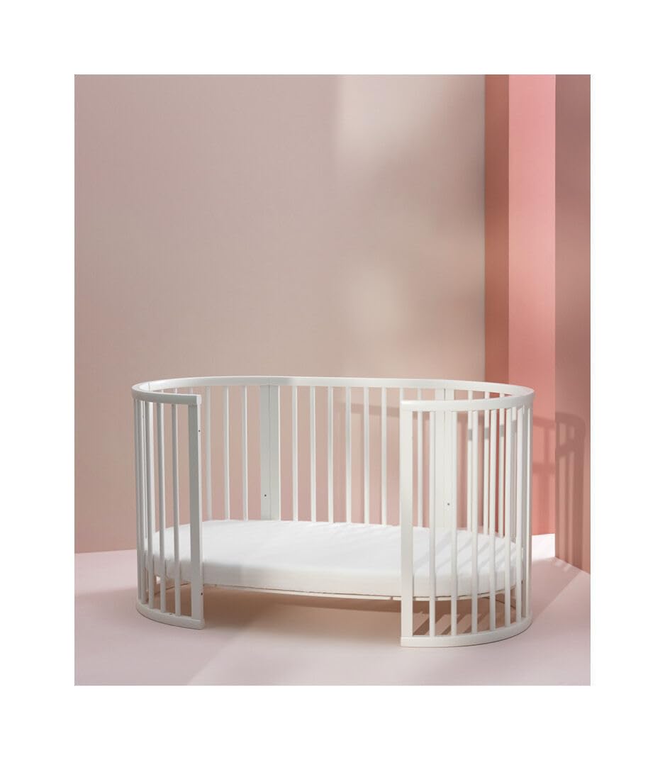Stokke Extensión de Cama para la Sleepi V3, Blanca - Convierte la Sleepi Mini en una Cama Sleepi - Extiende la Cama hasta 141 cm - para niños de hasta 5 años - El colchón se Vende por Separado