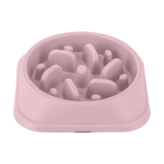 Plato de Alimentación Lenta P.U.P. SUPPLY Rosa para Perro y Mascotas