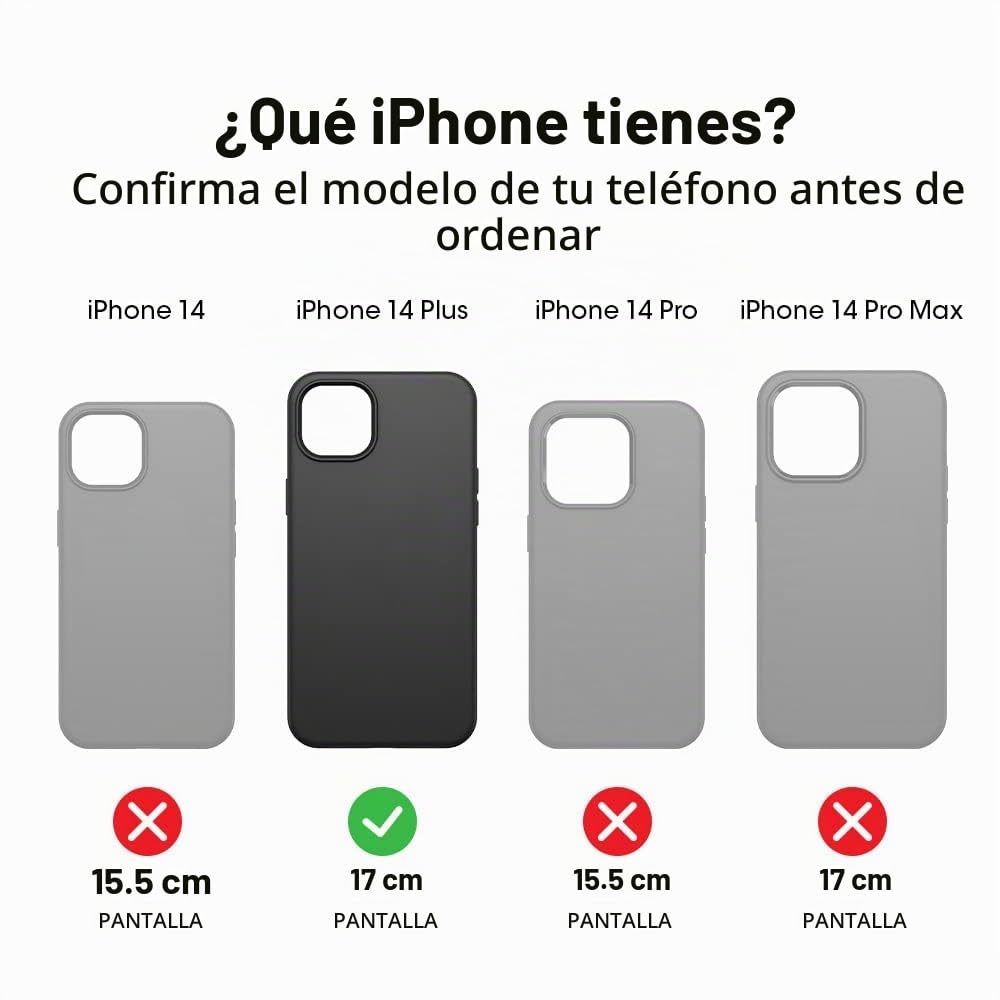 Funda para iPhone 14 Plus OtterBox Verde OtterGrip Symmetry con Agarre Integrado y Compatibilidad MagSafe