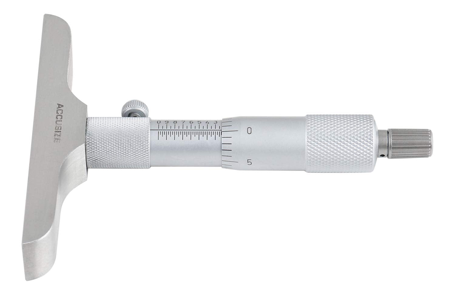 Micrómetro de Profundidad Accusize 0-6" x 4" con Juego de 6 Varillas
