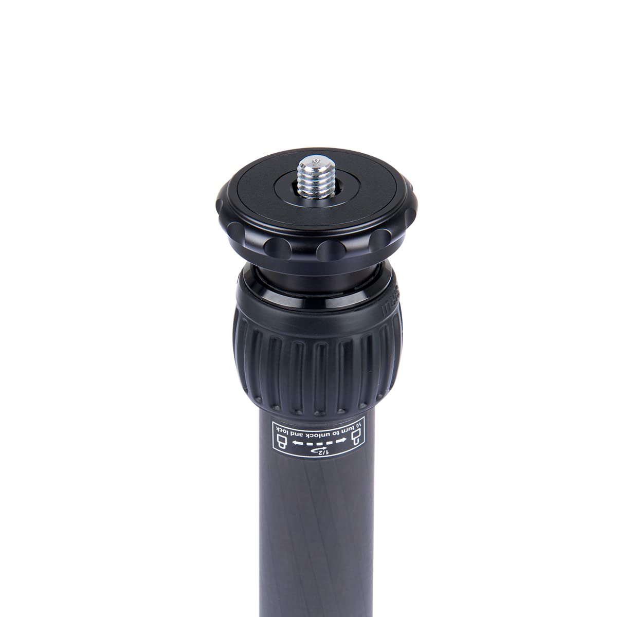 Extensión Universal SIRUI Carbono Negro con Tubo 320mm y Capacidad 15kg para Trípode y Monopié