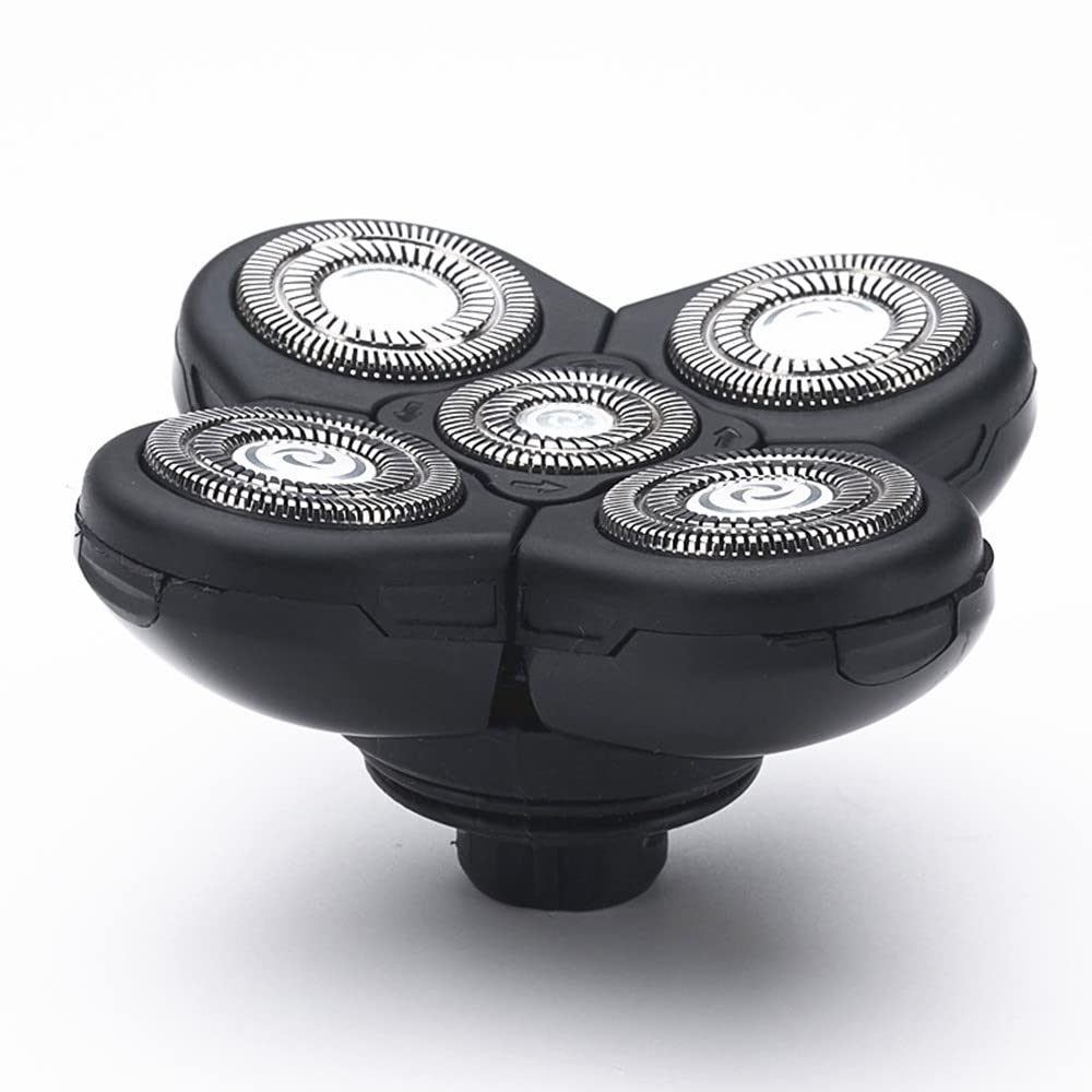 Accesorios de afeitadora universales de 5 cabezales para afeitadora eléctrica, afeitadora flotante, un mejor regalo para hombres, conector triangular