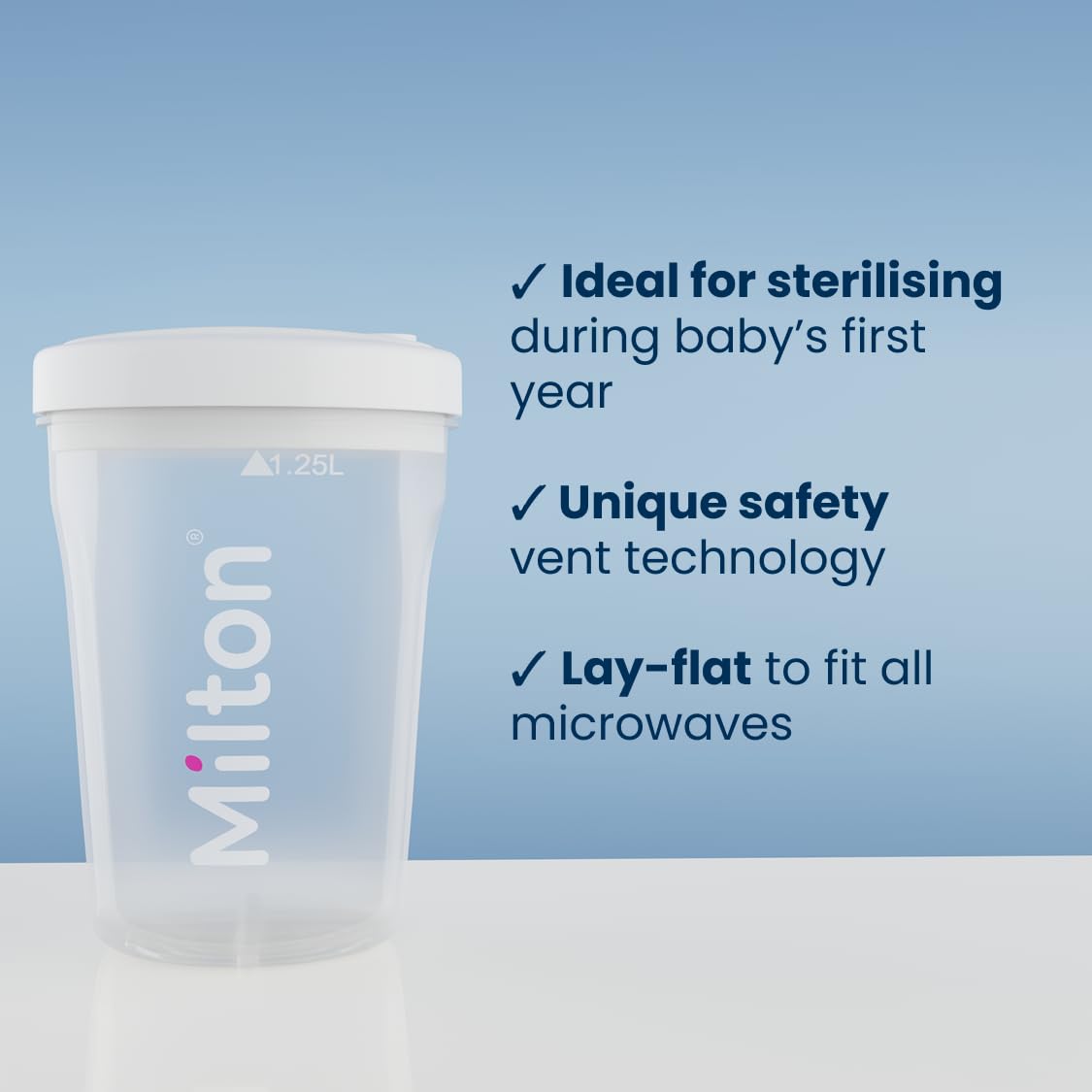 Milton Solo Travel Steriliser (white)