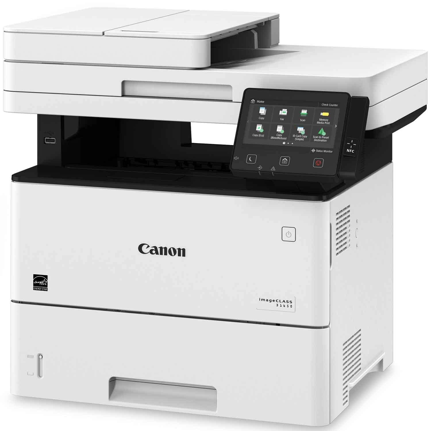 Canon D1620 Impresora multifuncional Laser (20000 páginas por mes, 45 ppm, 600 x 600 DPI, 1 GB), color Negro/Blanco