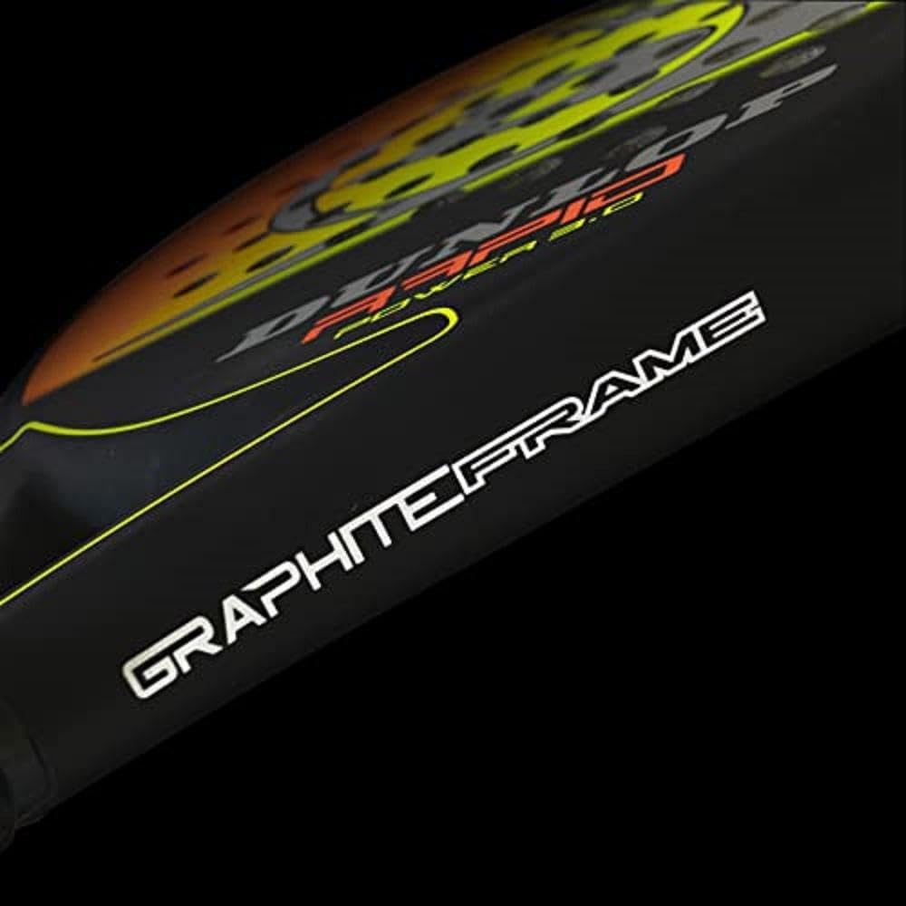 DUNLOP Sports Rapid Power 3.0 - Pala de pádel (Negro/Naranja/Amarillo)