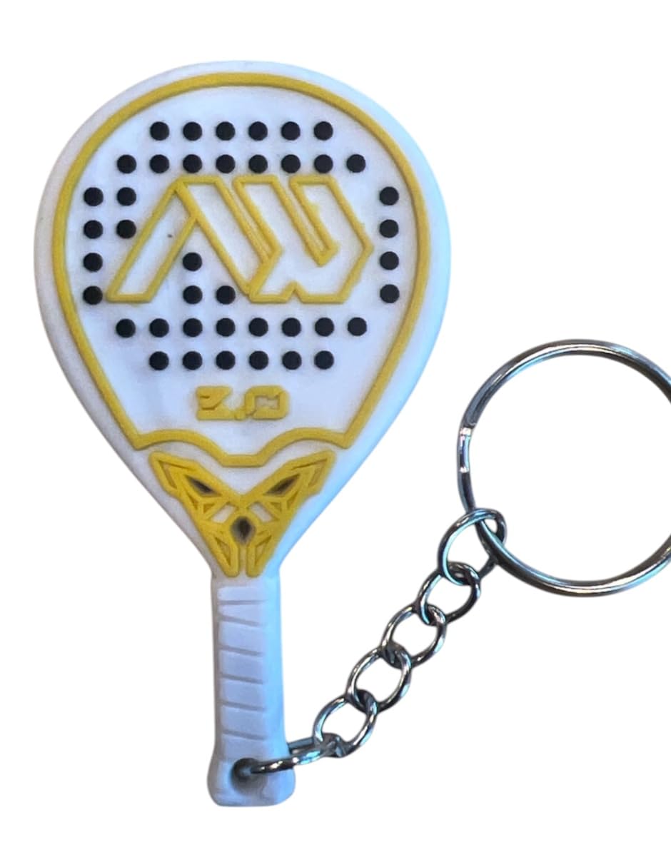 AW DEPORTES Pala de Padel 100% Fibra de Carbono 18K – Raqueta Deportiva con Tecnología Núcleo Goma EVA, 375 grs, AW 3.0 Striker Blanco