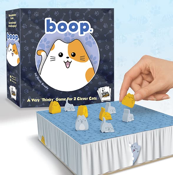 Juego de Mesa Smirk & Dagger Boop Estrategia Adorable 32 Piezas para 2 Jugadores a Partir de 10 Años