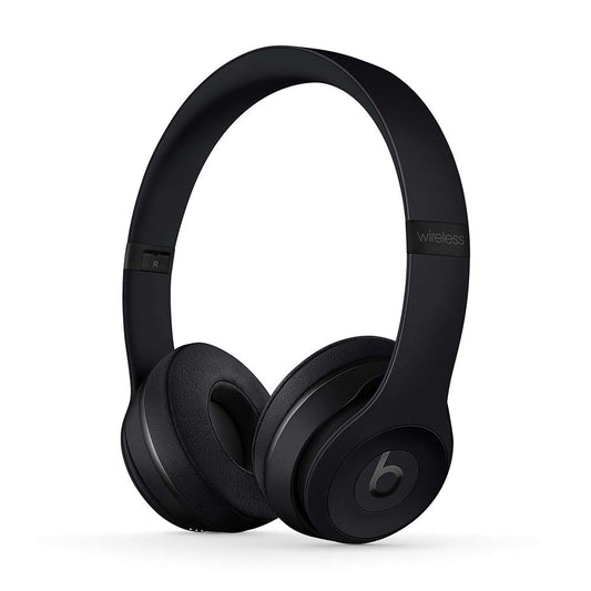 Beats Audífonos on-Ear Solo3 Wireless, Chip W1 para audífonos diseñado por Apple, Bluetooth Class 1, 40 Horas de Audio - Negro