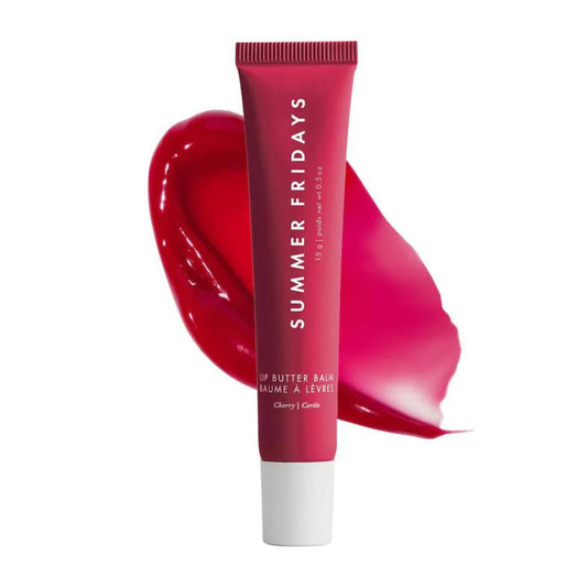 Bálsamo Labial Summer Fridays Cereza con Manteca de Karité Vegano e Hidratante Día/Noche