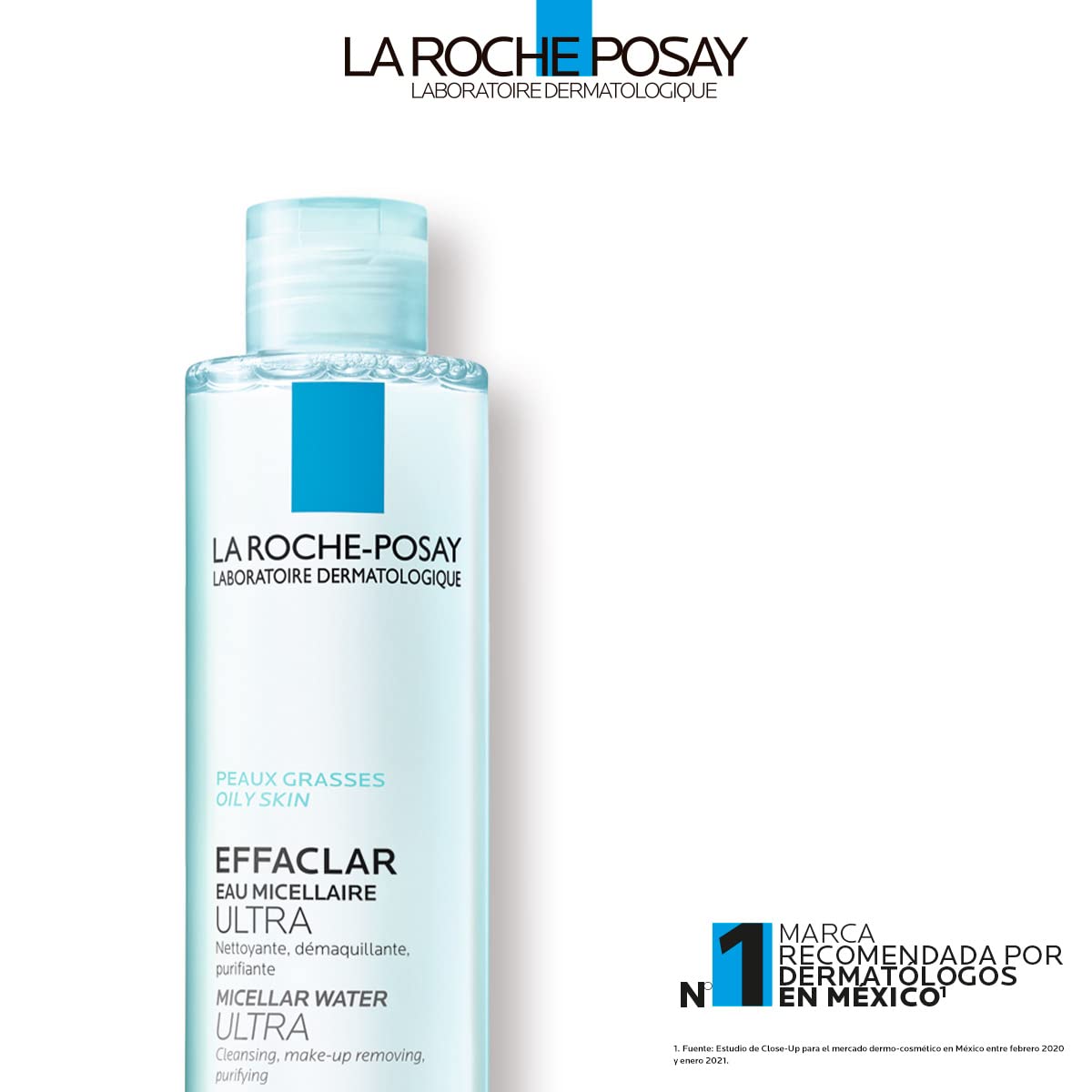 Agua Micelar La Roche Posay Effaclar Ultra desmaquillante y limpiador 200ml