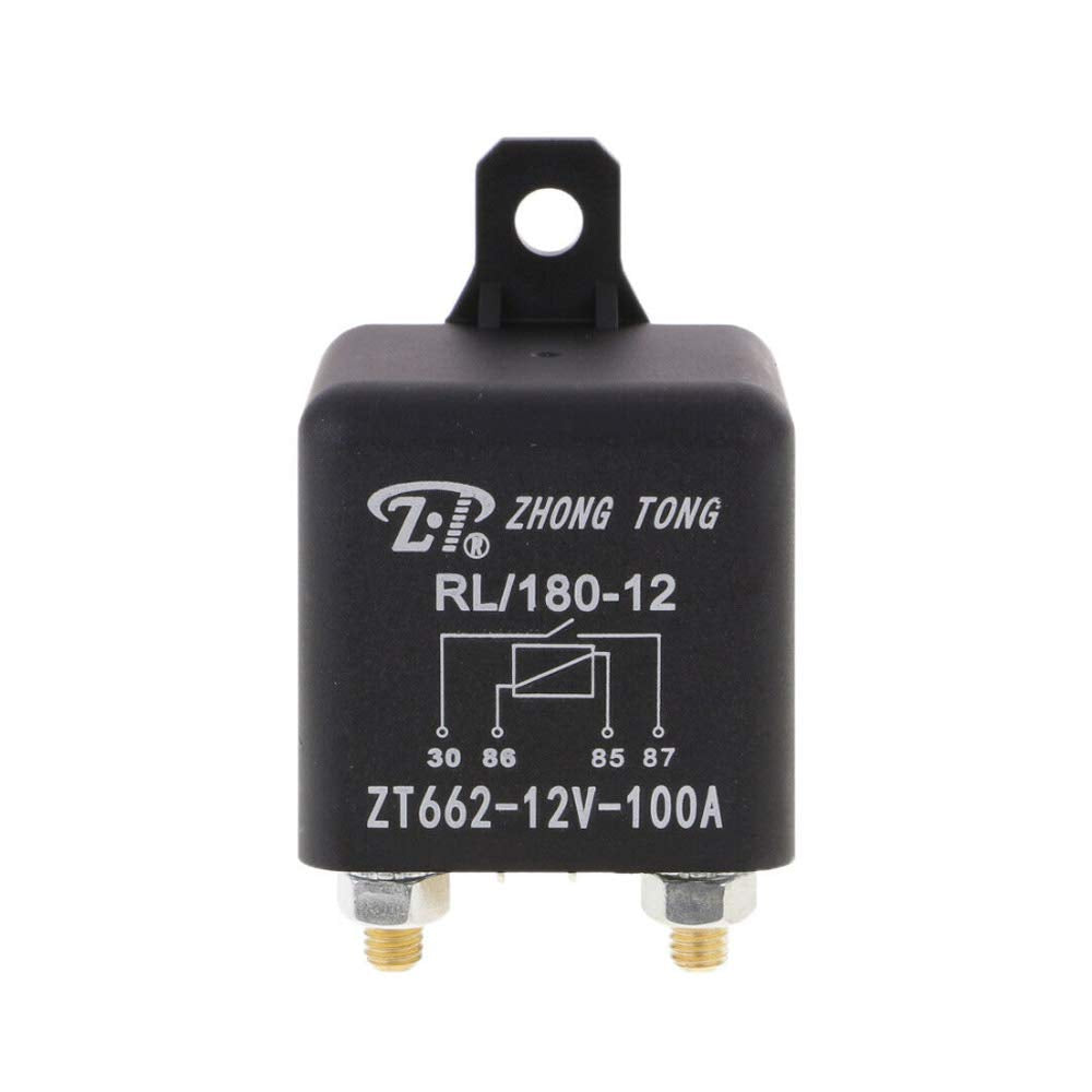 Relé de Coche Esupport Azul 12V 100A Tarea Pesada SPST 4 Pines RL180