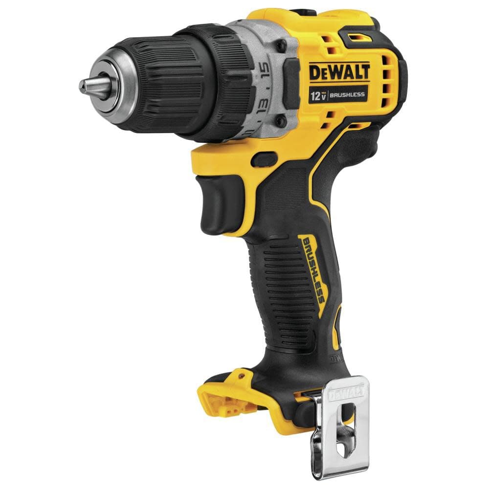 DEWALT Xtreme 12V MAX* Taladro inalámbrico, 3/8 pulgadas, solo herramienta (DCD701B)
