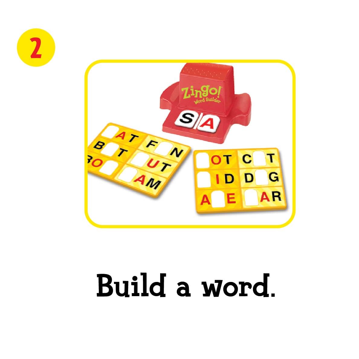 Juego Clásico ThinkFun Zingo Word Builder Verde Galardonado para Niños y Adultos