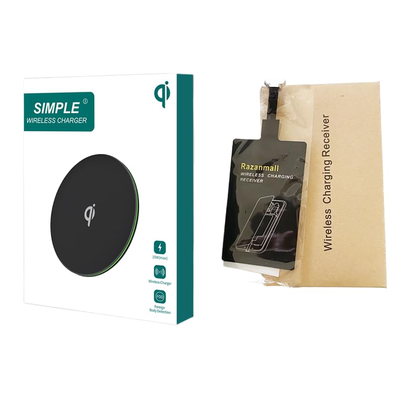 Receptor de Carga Inalámbrico Externo Samsung Galaxy A54 A34 A24 A14 5G tipo C de 8W