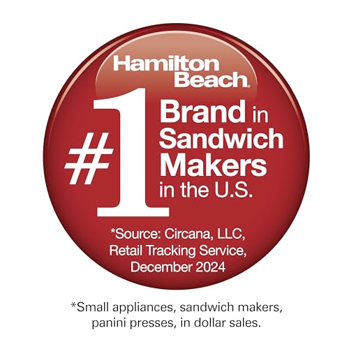 Hamilton Beach Sandwichera para el desayuno doble