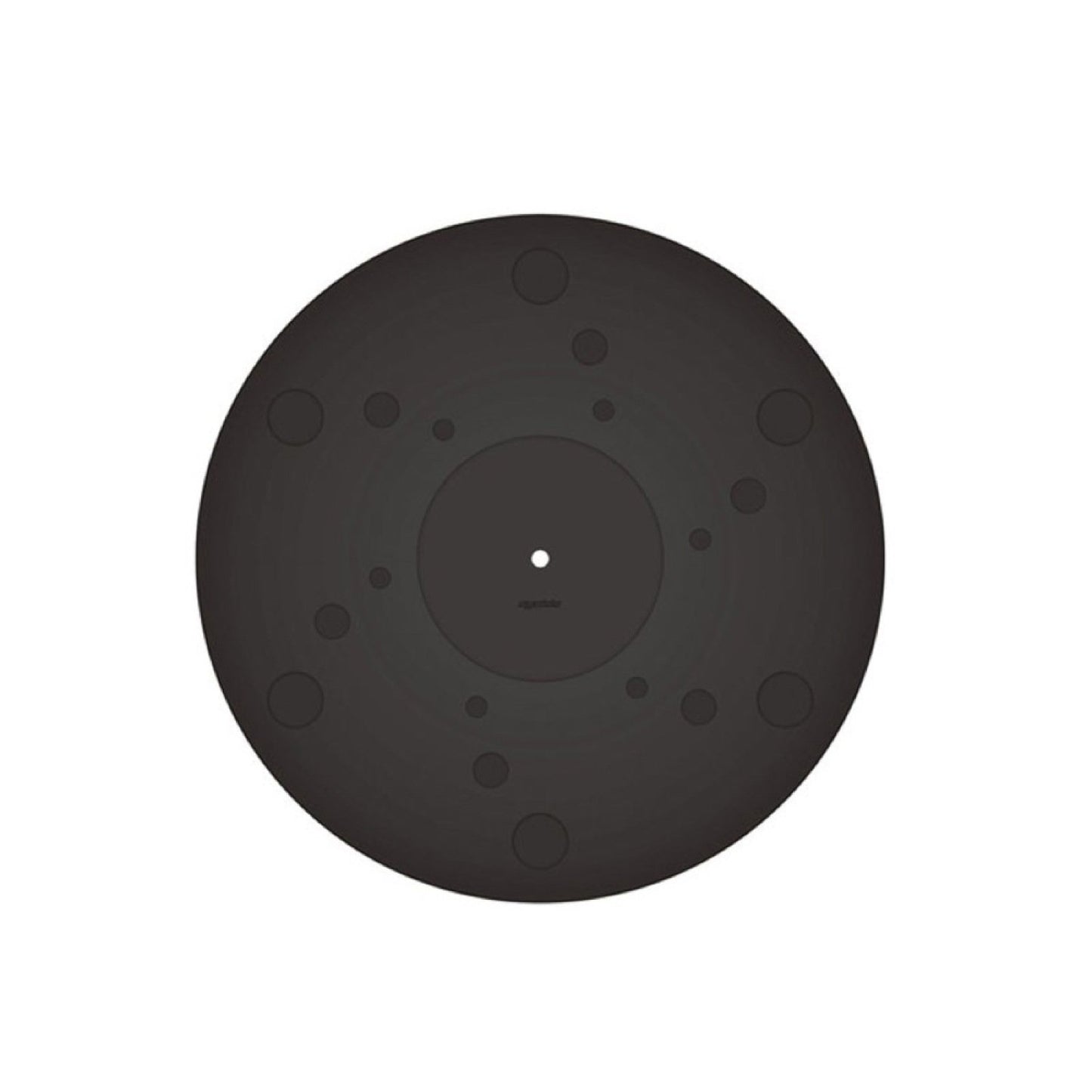 Oyaide BR-12 - Alfombrilla giratoria (incluye un disco Strobo y un manómetro de voladizo)