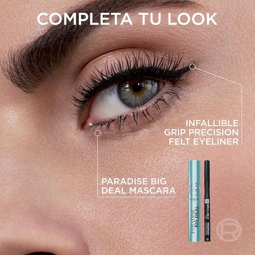 L'Oréal Paris, Mascara de pestañas Paradise Big Deal a prueba de agua, 9.5ML