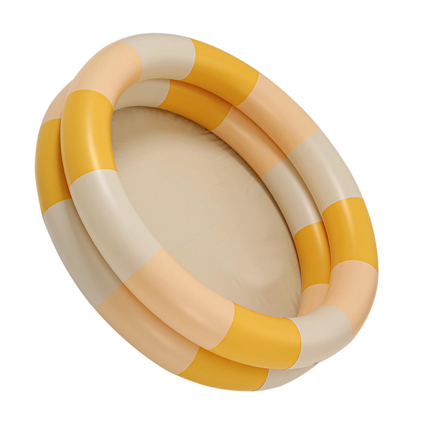 Piscina Inflable Tbest Raya Amarilla Estilo Retro para Bebés