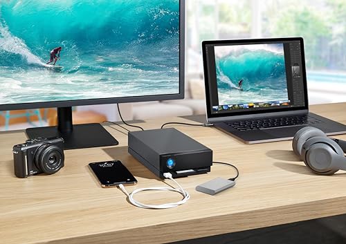 LaCie Unidad de Estado sólido Externa portátil SSD de 1 TB - USB-C, USB 3.2 Gen 2, velocidades de hasta 1050 MB/s, Moon Silver, para Mac PC y iPad, con Servicios de Rescate (STKS1000400)
