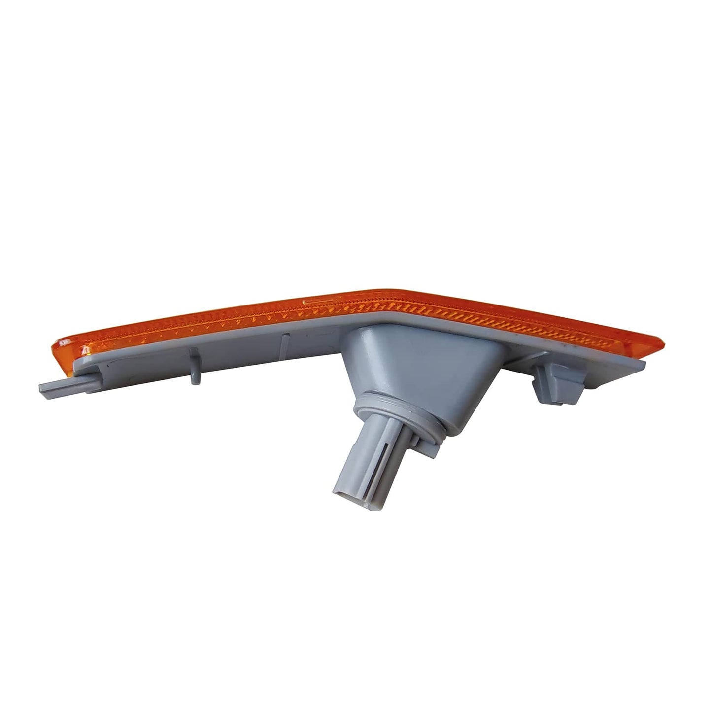 KYYET - Compatible con Lincoln MKX 2007-2010, reflector de luz lateral de parachoques delantero, lente ámbar reemplaza 7A1Z-15A201-A 7A1Z-15A201-B