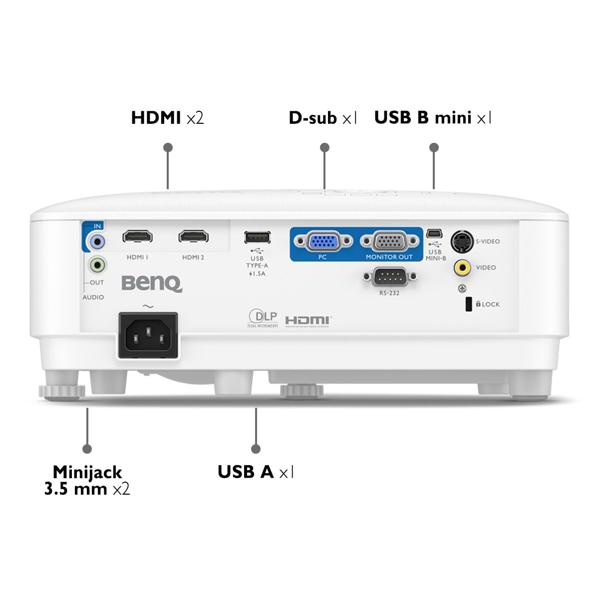 BenQ MS560 4000lms SVGA Proyector para Salas de reuniones