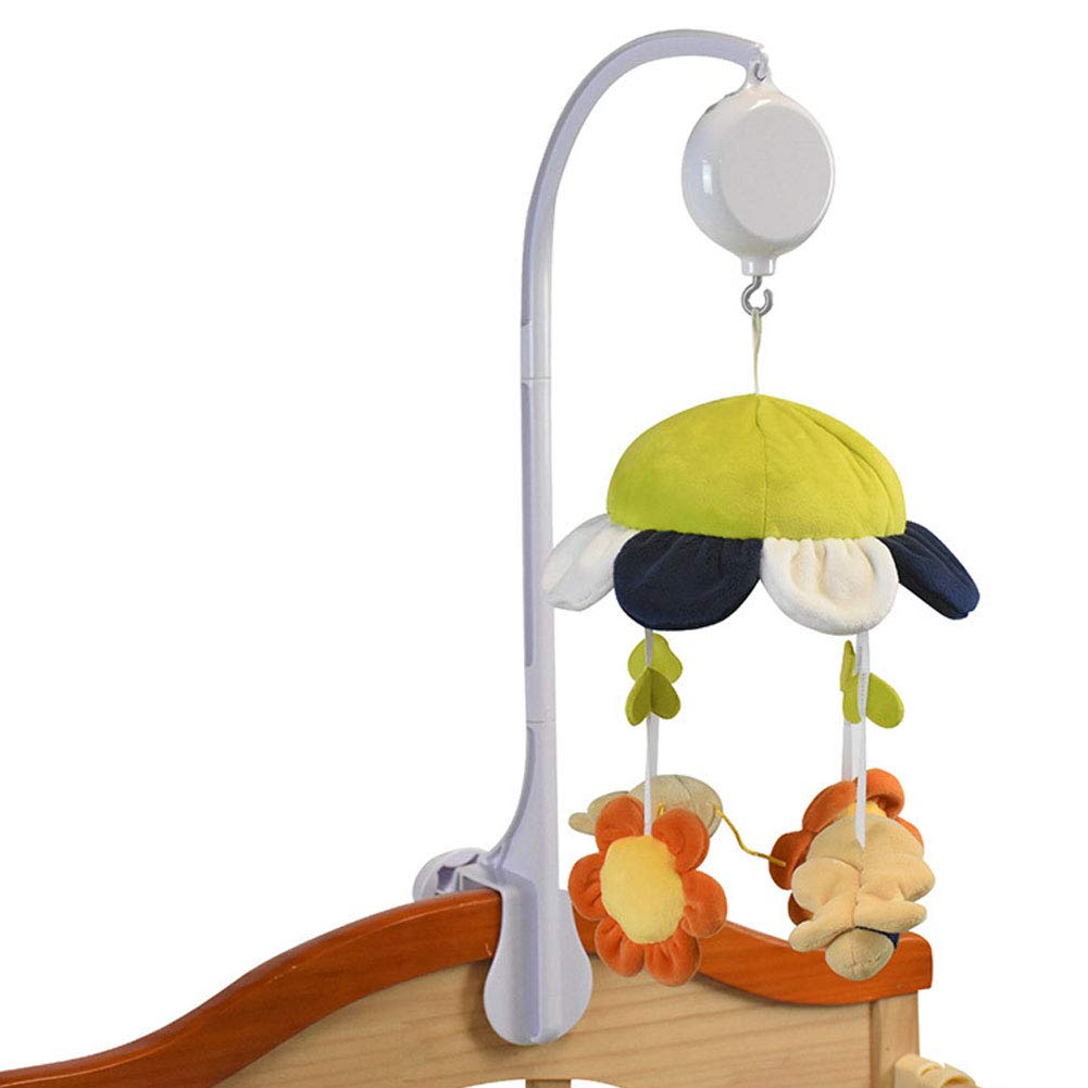 Brazo Móvil para Cuna de bebé de 61 Cm/24 Pulgadas, Brazo Móvil para Cuna, Colgador de Cuna Móvil para Cuna Niña (Blanco)