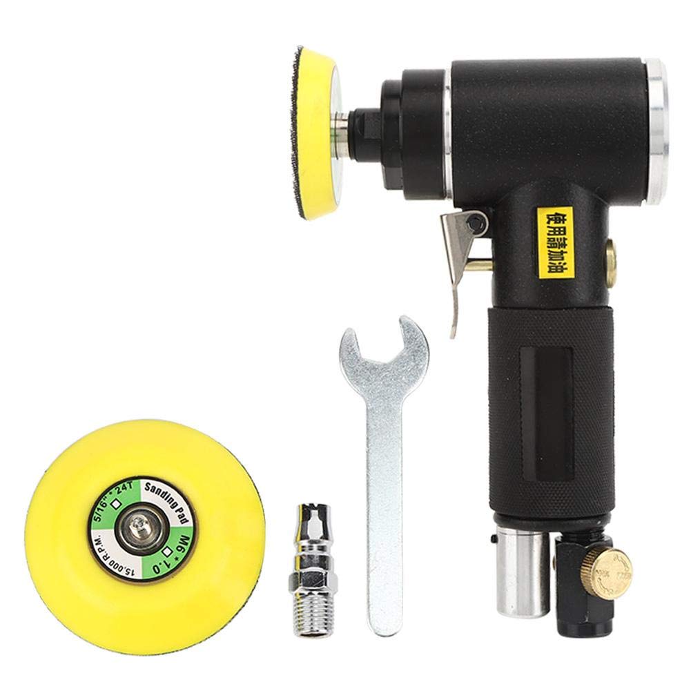 Mini lijadora de aire Lijadora NeumáTica Orbital Aleatoria KOPO YC-2612 MáQuina Pulidora NeumáTica Herramienta Lijado con Disco Abrasivo