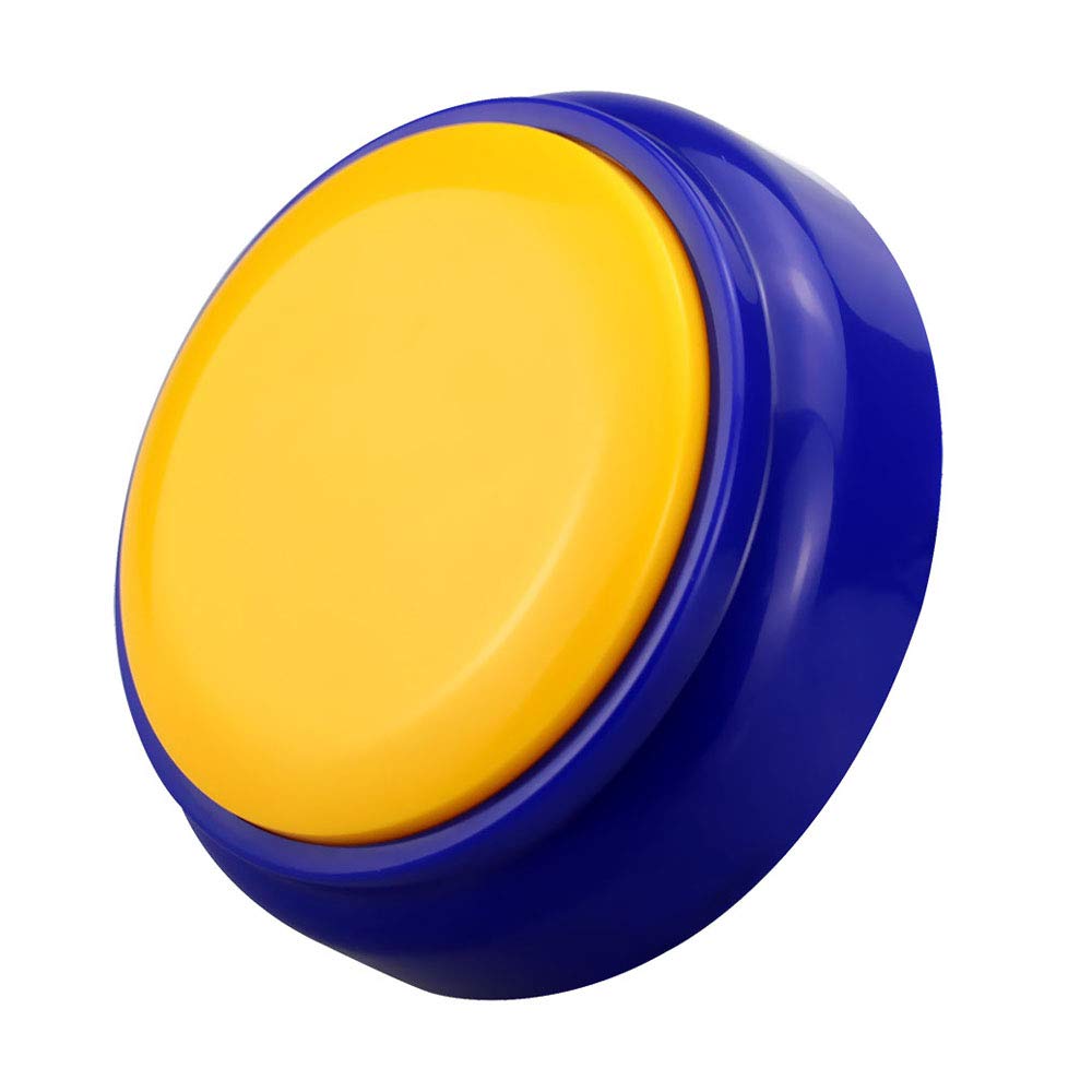 Botón de Sonido Grabable Netual Rojo Fácil Pulsación para Entrenamiento de Mascotas