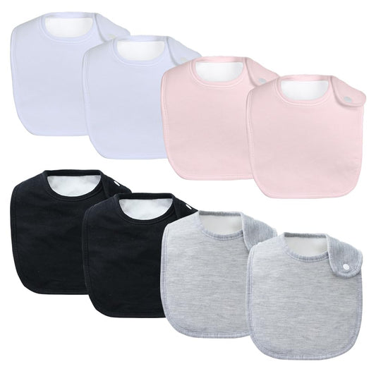 Baberos Ultra Suaves Absorbentes LazyRhino Multi con Broches Ajustables para Bebé Unisex