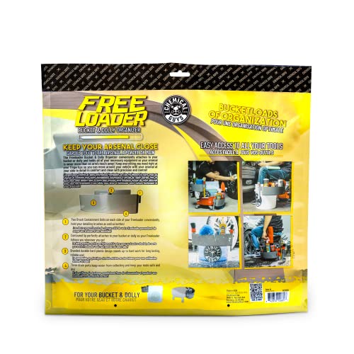 Chemical Guys Freeloader cubeta y Dolly Organizador, Gris, Mantiene el jabón y el Agua en el cubeta y Tus Suministros organizados, Ideal para Lavar Coches, Camiones, Motocicletas, SUV y más