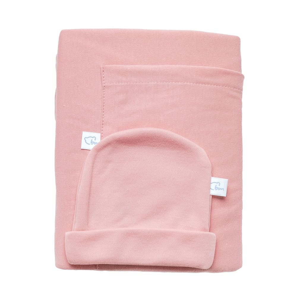 Baby Mink Fular Portabebé para Recién Nacido, Rebozo Ergonómico Suave para Cargar Bebé (Rosa Blossom)