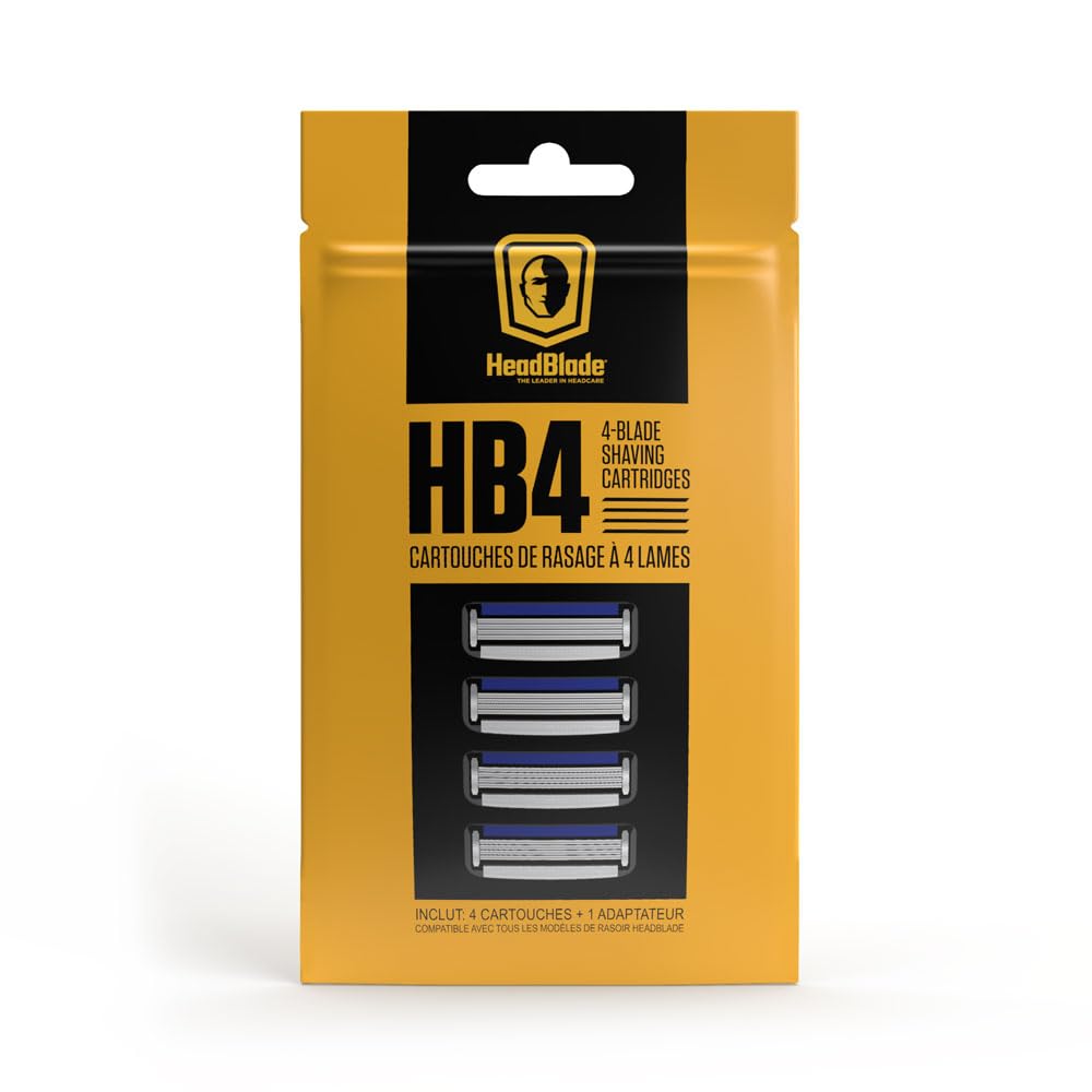 HeadBlade HB4 FourBlade Shaving Cartridges (4 Blades)