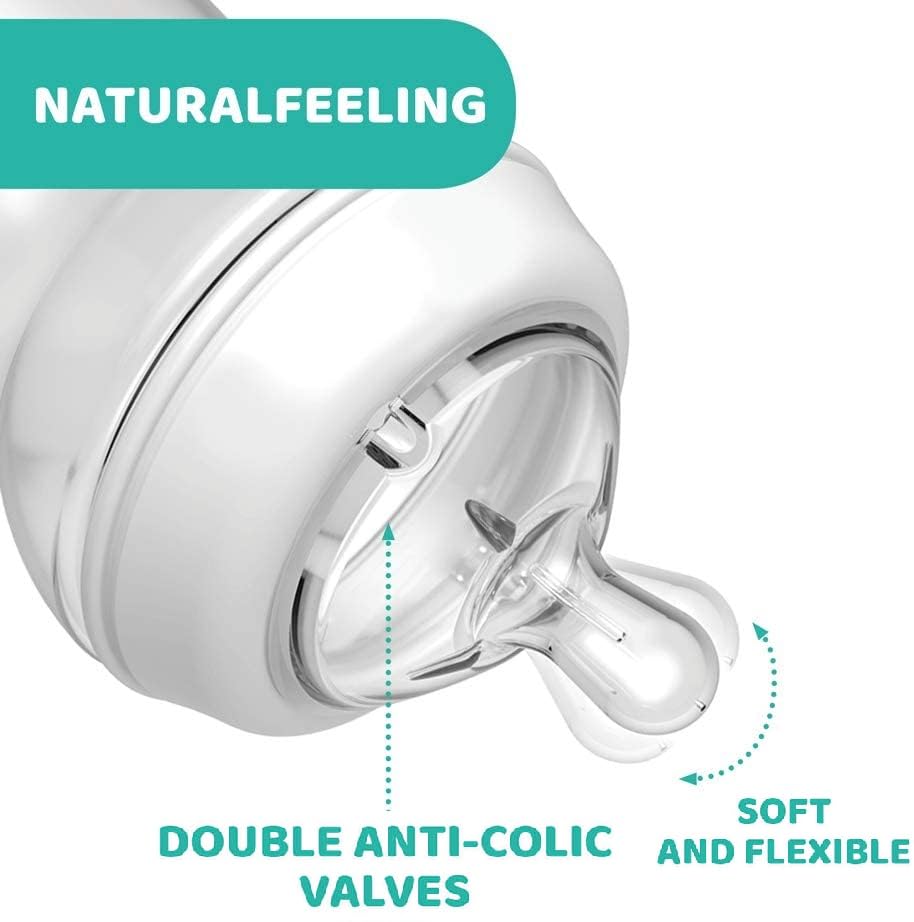 Chicco set de tetina flujo regulable Natural Feeling 4+ meses