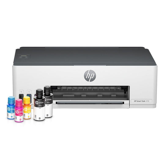 HP Impresora Smart Tank 210, Tinta Continua, Color, Wi-Fi,USB, Bluetooth, Dúplex (Doble Cara) Manual, Impresión Smart App, hasta 2 años de Garantía* (3D4L3A)