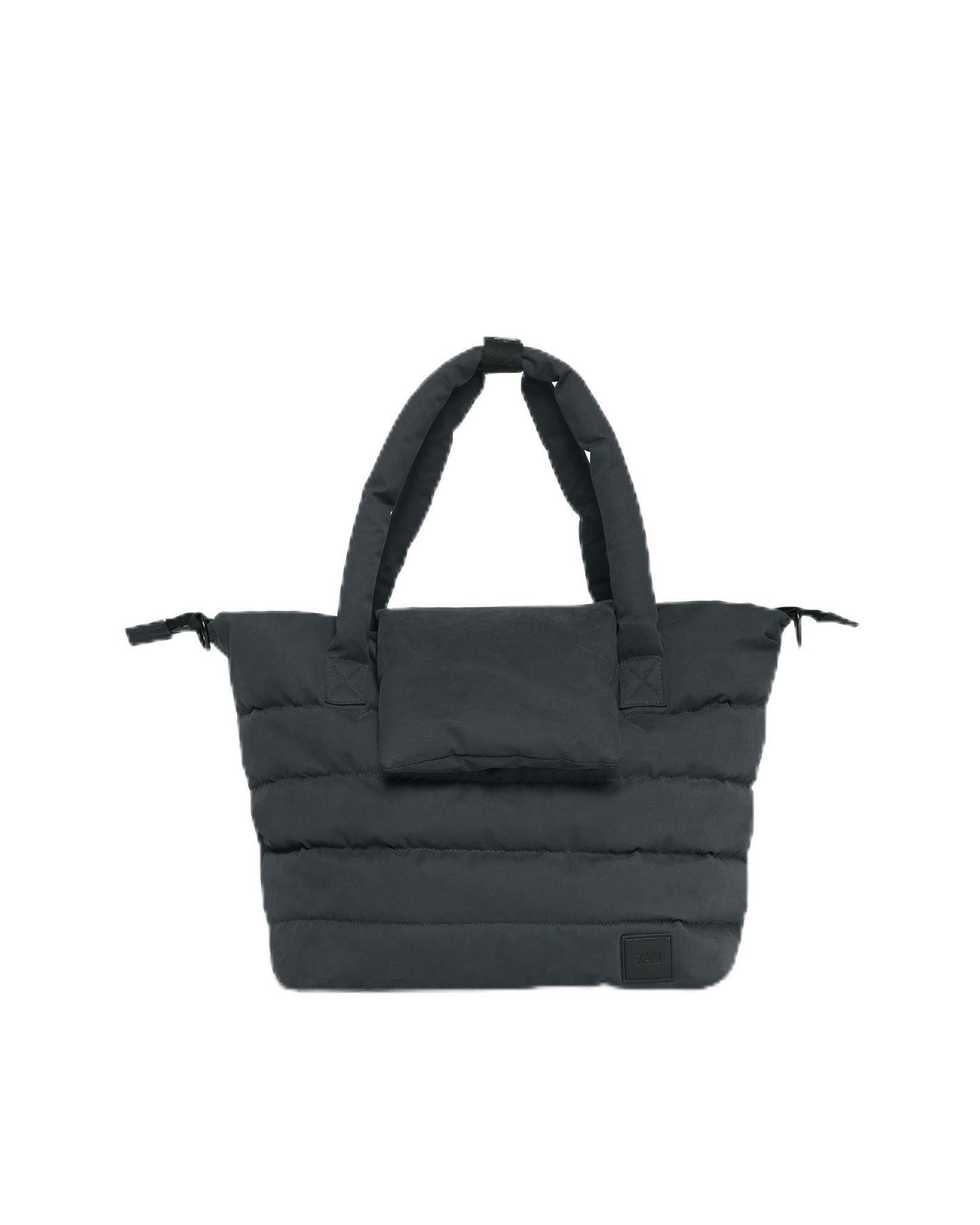 Bolsa de mano para mujer de las 7 a.m. – Impermeable Capri Crossbody y bolsas de pañales con cierre, incluye cambiador de pañales y 2 correas de carriola (ahumado)