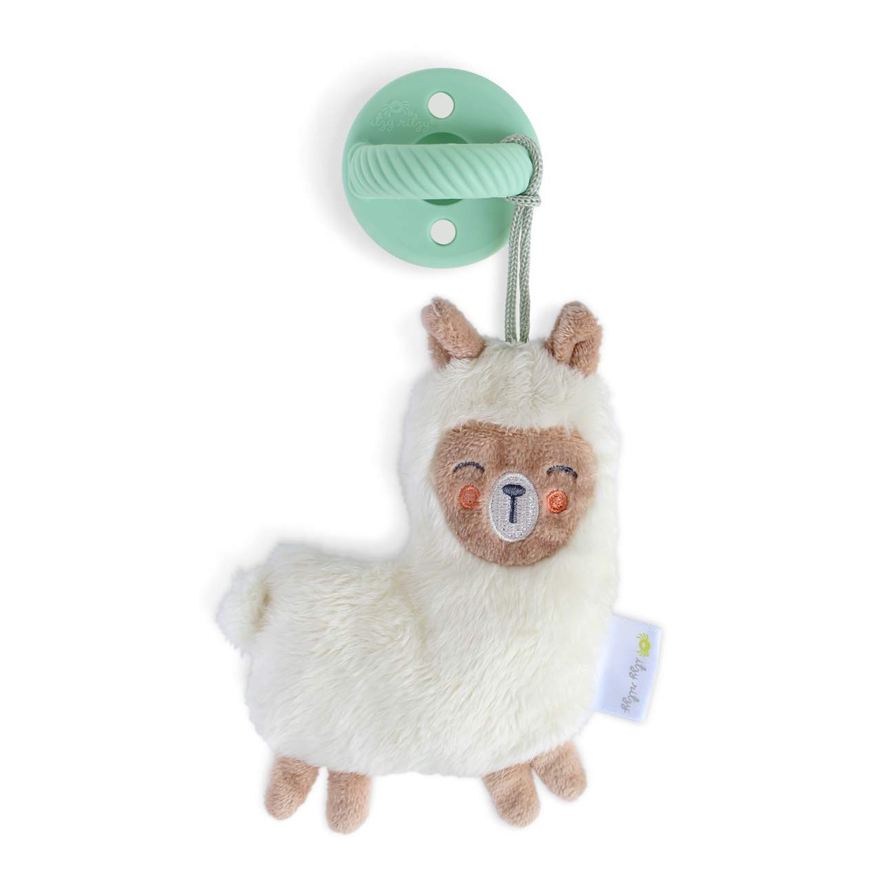 Itzy Ritzy - Juego de chupete y chupete (silicona), color verde
