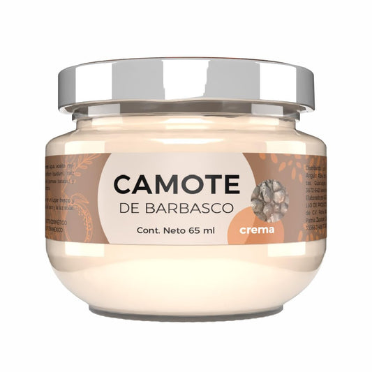 Crema de Camote de Barbasco - con Agua Aceite Mineral Raíz de Camote y Trietanolamina 65 g