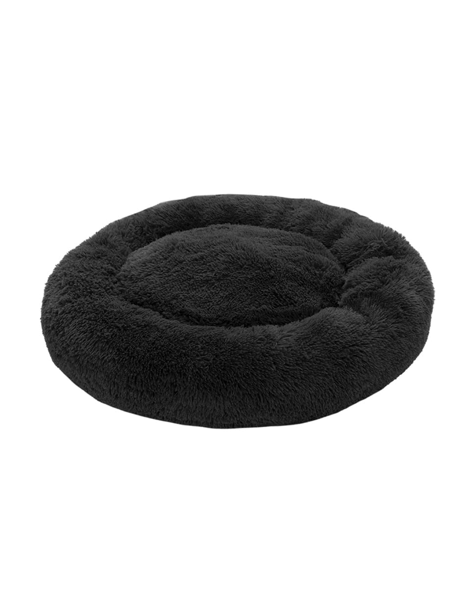 Cama para Perros PET TO BED Esponjosa Antiestrés Negra Medium