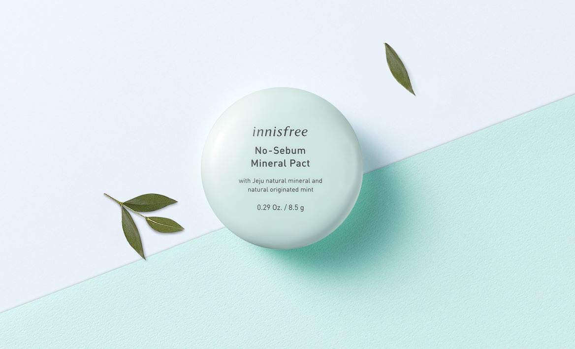 Innisfree No Sebum Mineral Pact, 0.3 Oz/8.5 G
