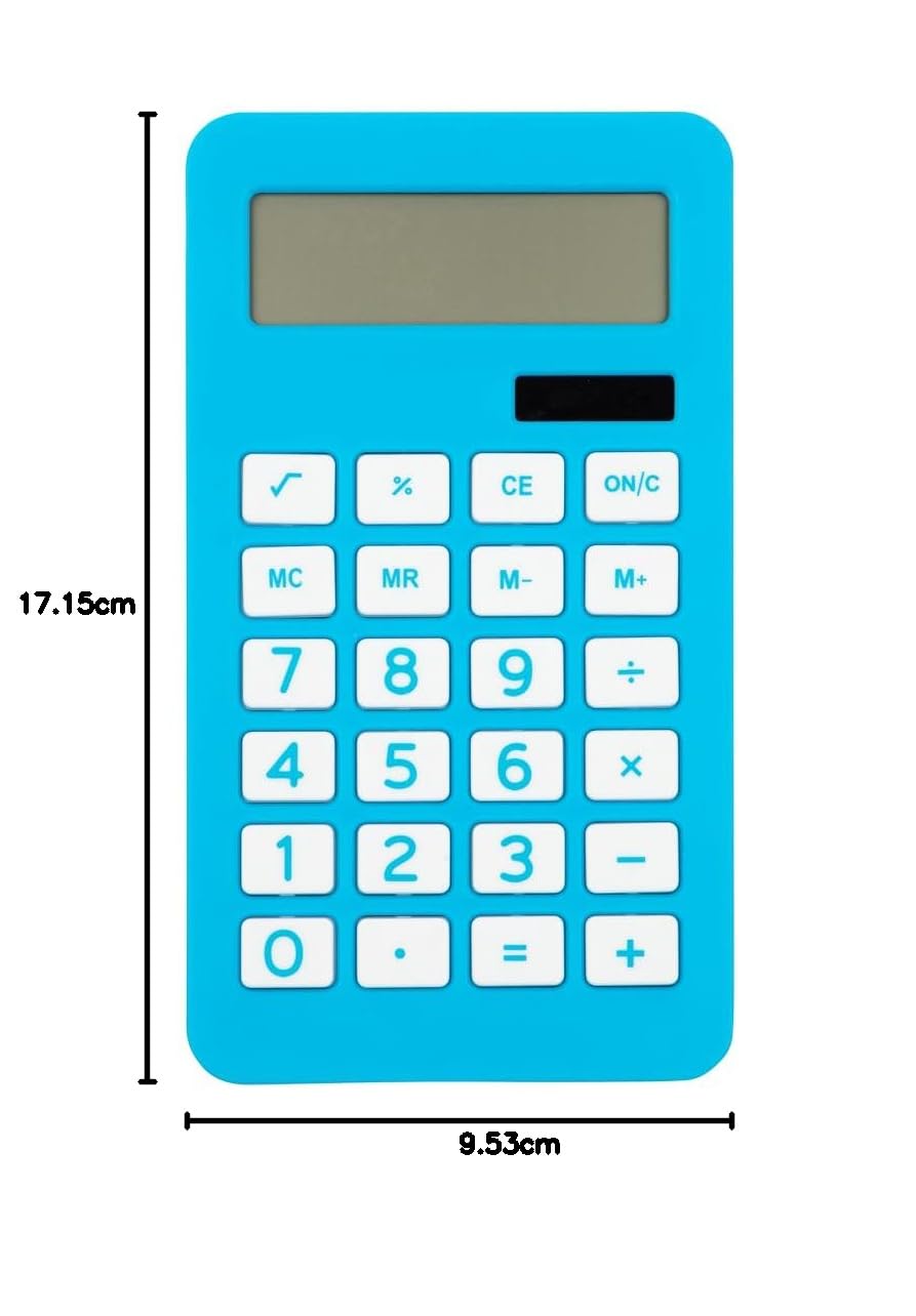 Calculadora JAM PAPER Azul LCD de 10 Dígitos