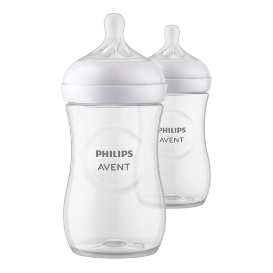 Biberón Philips Avent Natural Response Anticólicos 9 oz Flujo Medio, Pack de 2