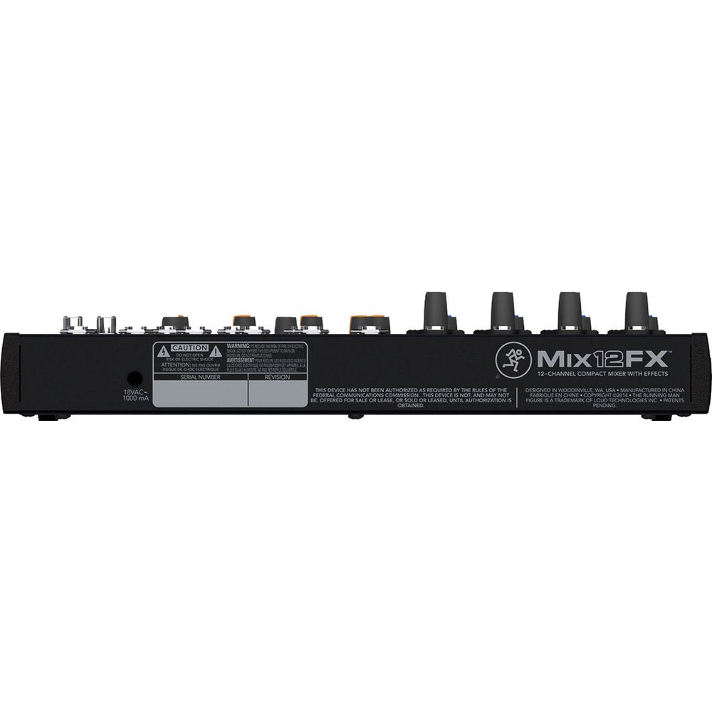 Mackie Mix Series - Mezclador, color negro, Negro, Mix12FX