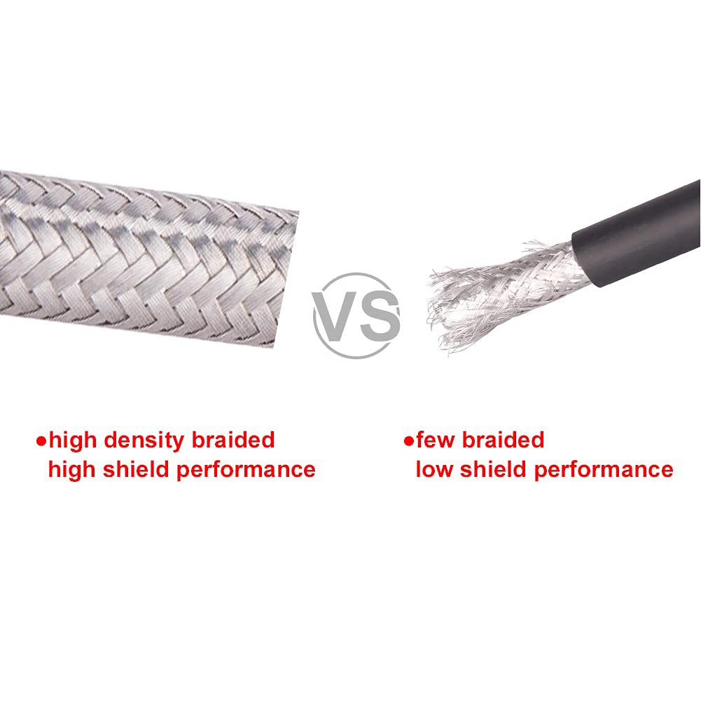 XRDS -RF PL-259 UHF CB Cable coaxial de 35 pies, 50 ohmios KMR400 PL-259 UHF macho a UHF macho Cable coaxial de baja pérdida para radio HAM y CB, analizador de antena, carga ficticia, antena AIS, medidor SWR
