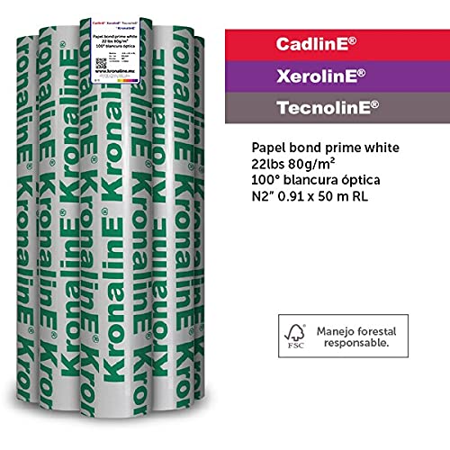 Papel Bond Prime Blanco 22lbs 80g/m² Blancura Óptica 100°