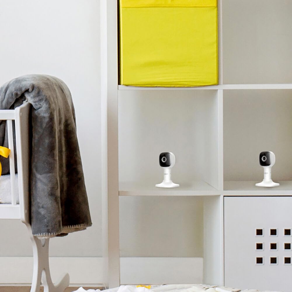 Hubble Connected Nursery PAL Cloud Individual Smart Wi-Fi habilitado para bebé Monitor con Visor de Unidad Principal de Color HD de 5 Pulgadas, 2 Unidades de cámara, Sonidos calmantes precargados,