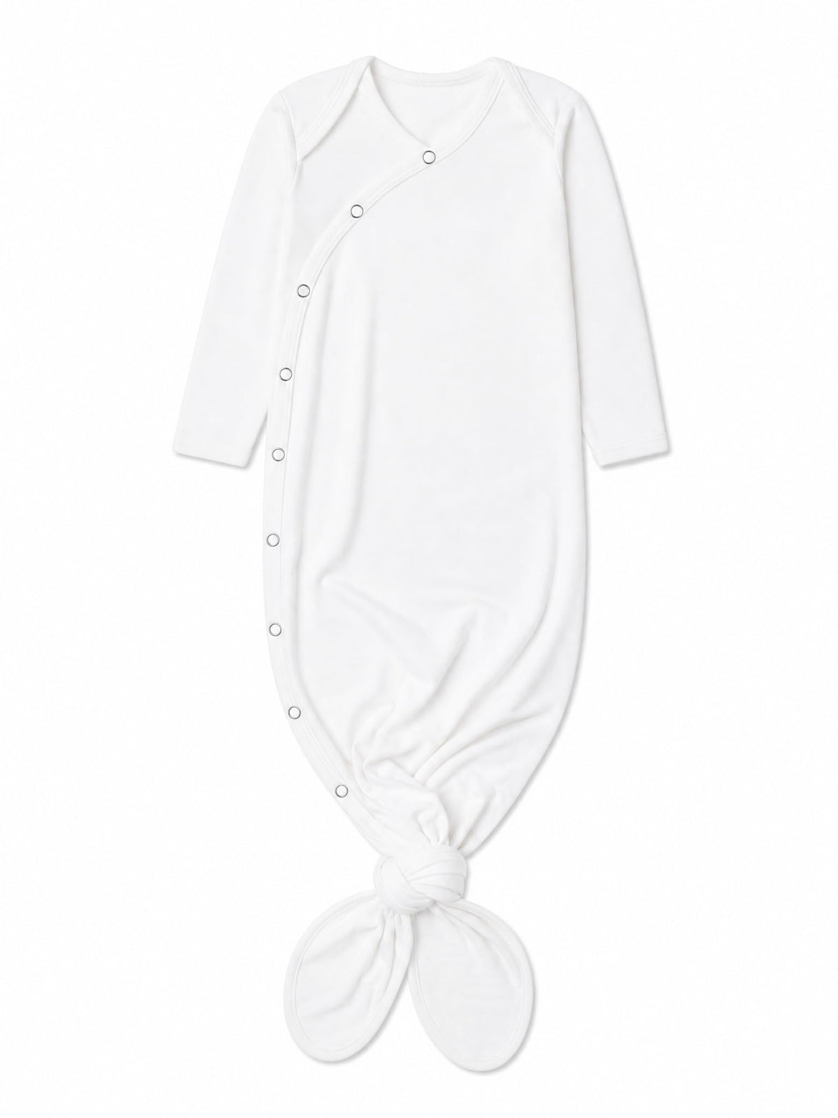 Vestido de bebé con perlas de cobre, para recién nacidos, anudado, para bebé, niño y niña, vestido de manga larga suave y elástico, con lazo en la parte inferior y guantes de mano, atuendo perfecto