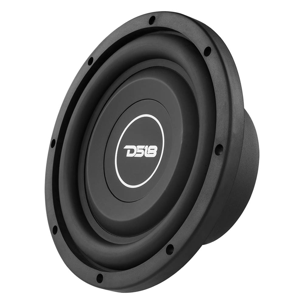 DS18 SRW8.4 8 Subwoofer para automóvil Poco Profundo - 300 vatios, Bobina de Voz única, 4 ohmios (1 Altavoz)